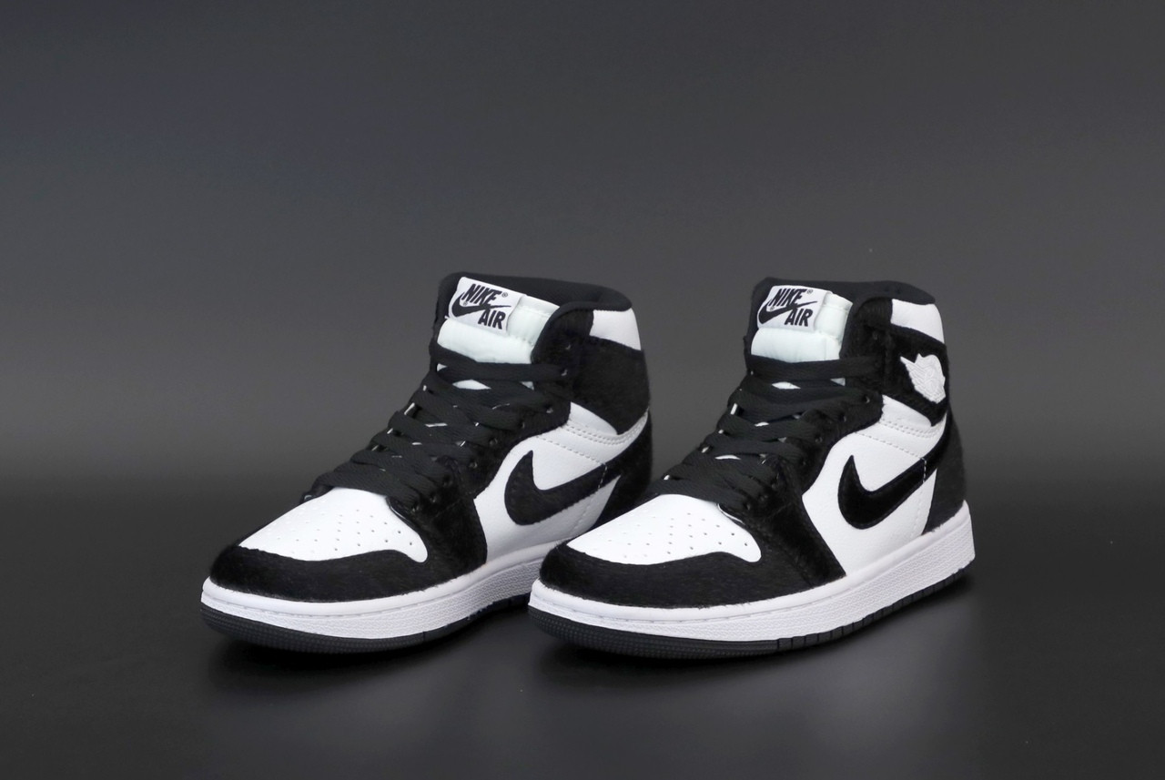 Мужские Кроссовки Nike Jordan 1 Retro,White/Black