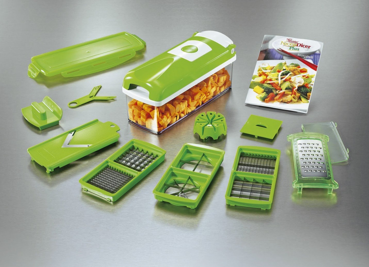 

Овощерезка Nicer Dicer Plus, Зелёный