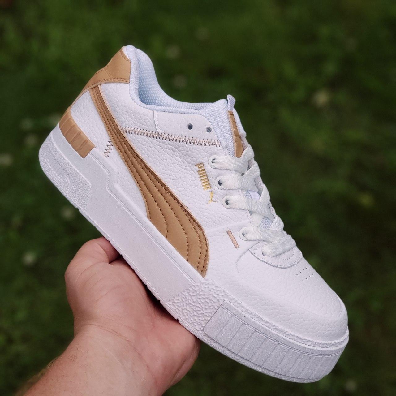 

Женские кроссовки Puma Cali Sport Mix Beige / Пума Кали Спорт Микс Бежевые, Белый