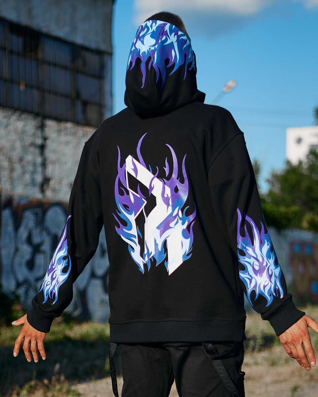 

Мужской худи Flame 2.0 черный S