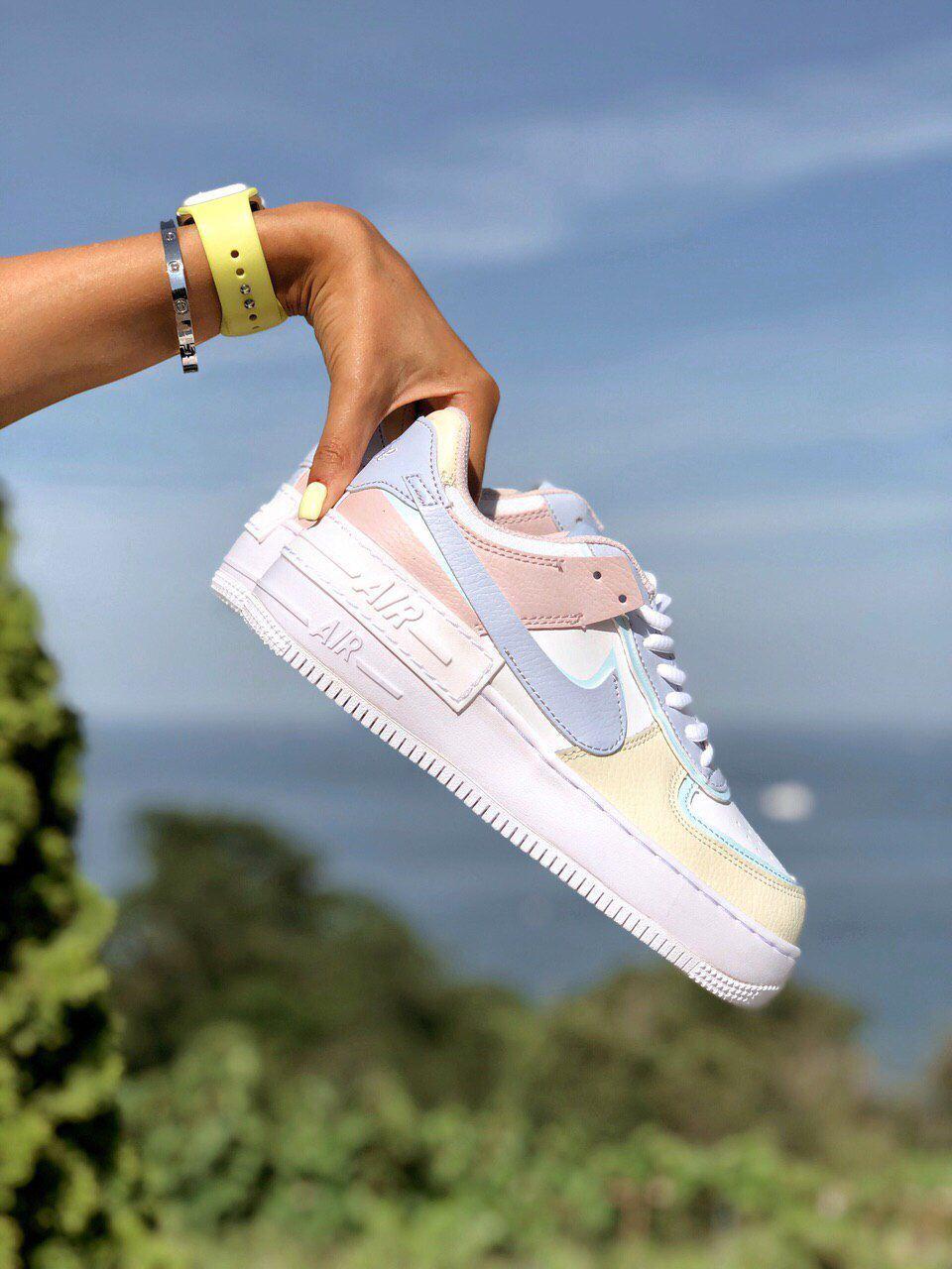 

Женские кроссовки Nike Air Force 1 Shadow Glacier Blue / Найк Аир Форс Шадоу 1 Голубые 38, Разные цвета