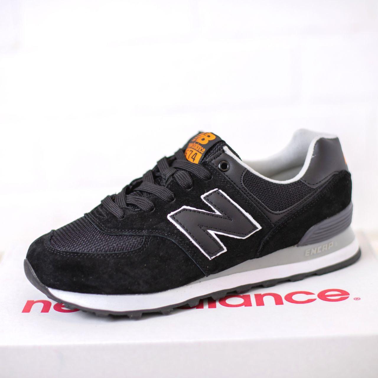 

Мужские кроссовки New Balance 574 Black / Нью Беланс 574 Черные 44, Черный