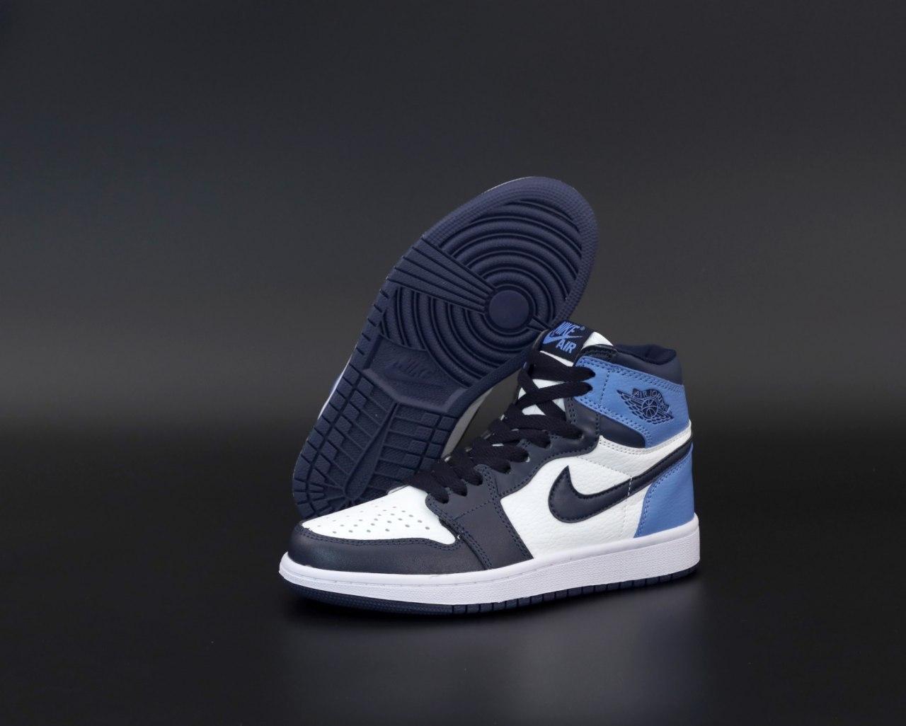 

Мужские кроссовки Nike Air Jordan 1 Retro High Blue / Найк Аир Джордан 1 Ретро Синие, Синий