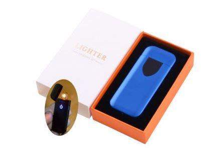 

USB зажигалка в подарочной коробке LIGHTER №HL-134 Blue