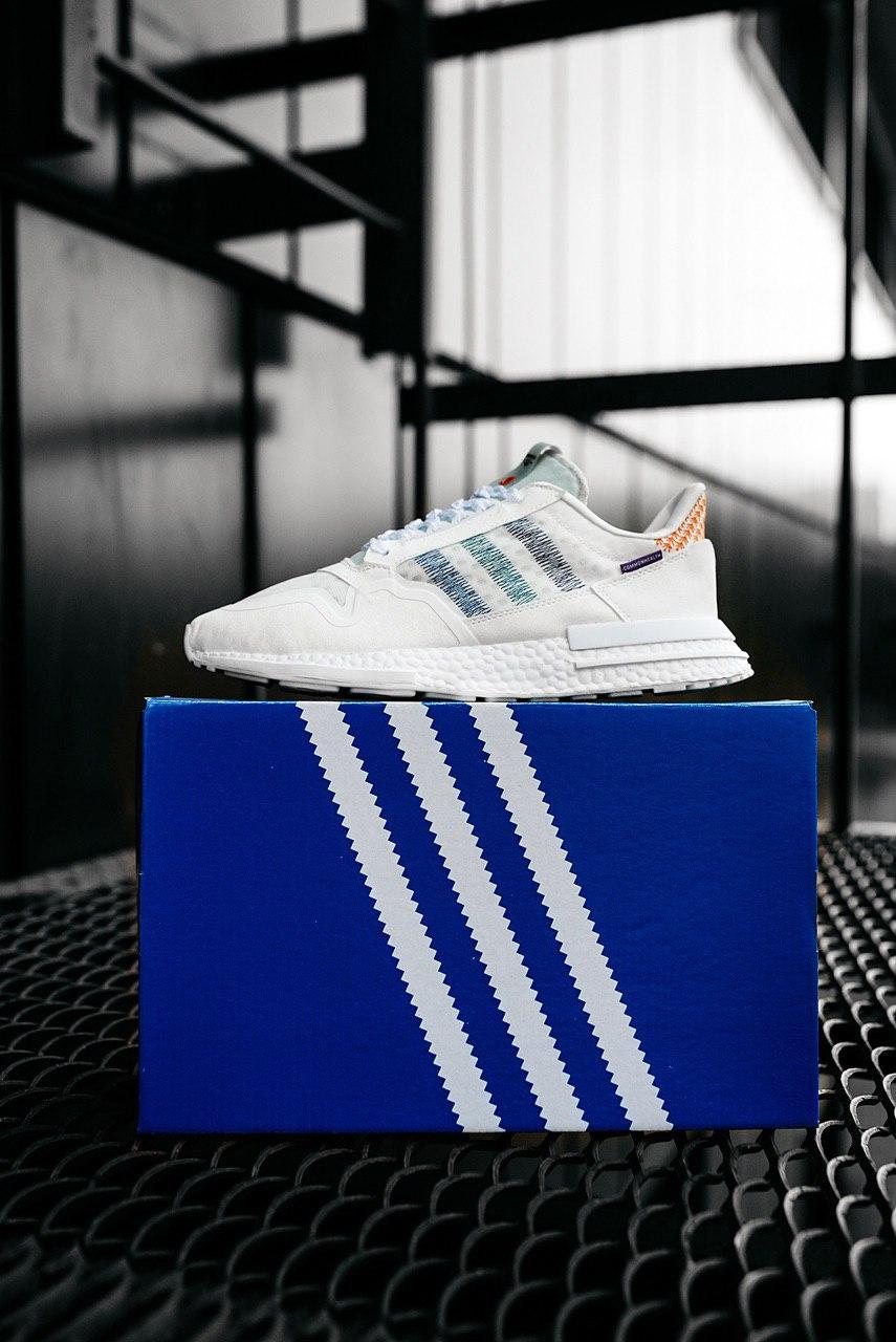 

Мужские кроссовки Adidas ZX 500 RM "White" / Адидас ЗХ 500 РМ Белые 44