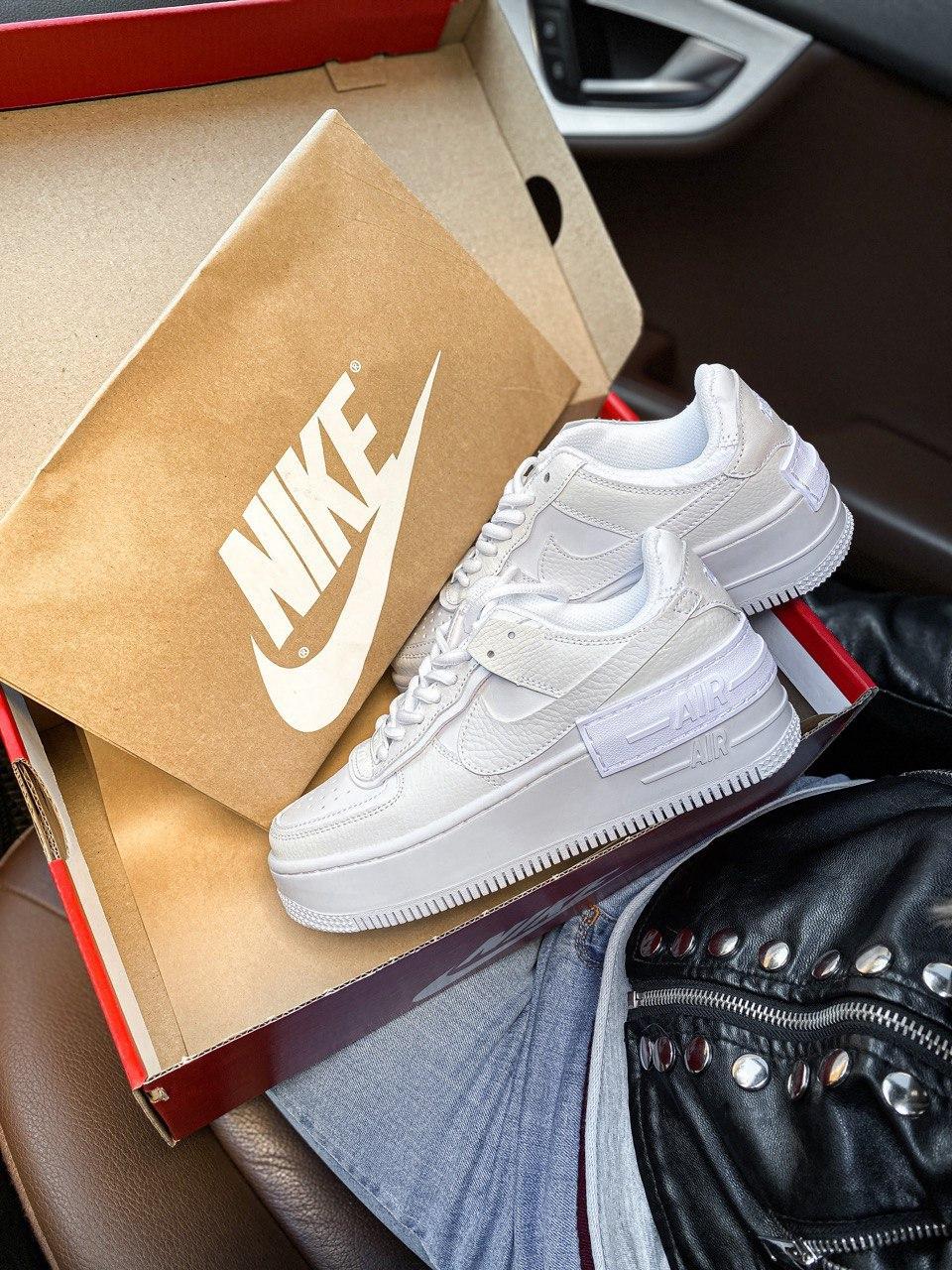 

Женские кроссовки Nike Air Force 1 Low Jester White / Найк Аир Форс 1 Джестер Белые, Белый