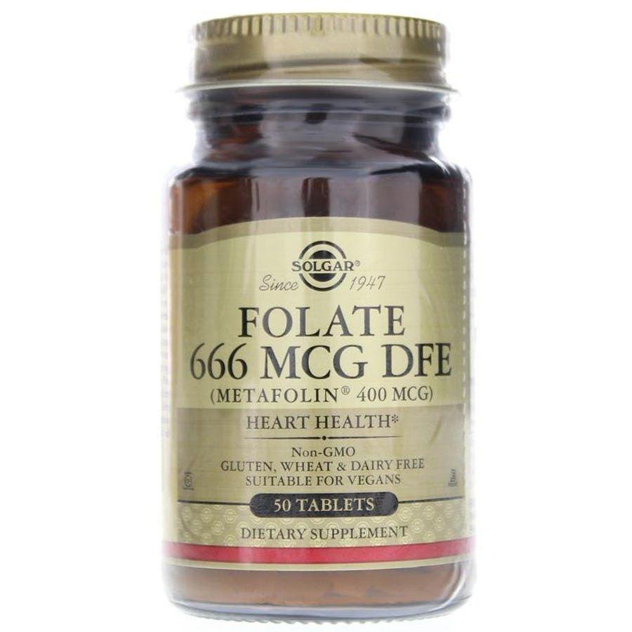 

Фолиевая кислота Solgar Folate метафолин 666 mcg DFE (50 tab)