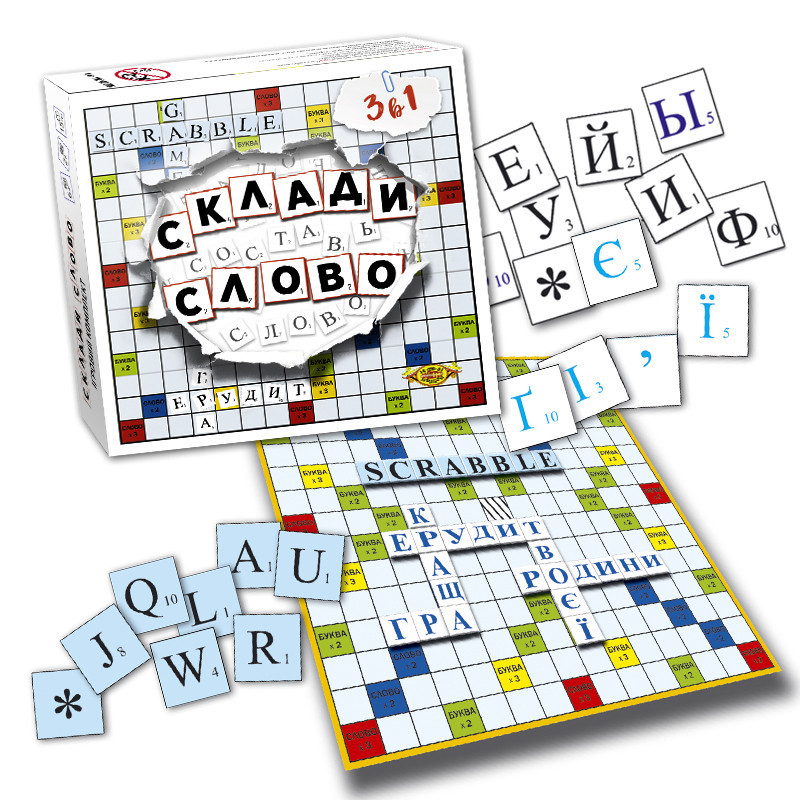 

Игра "Составь слово. Эрудит (Scrabble)" MKM0316