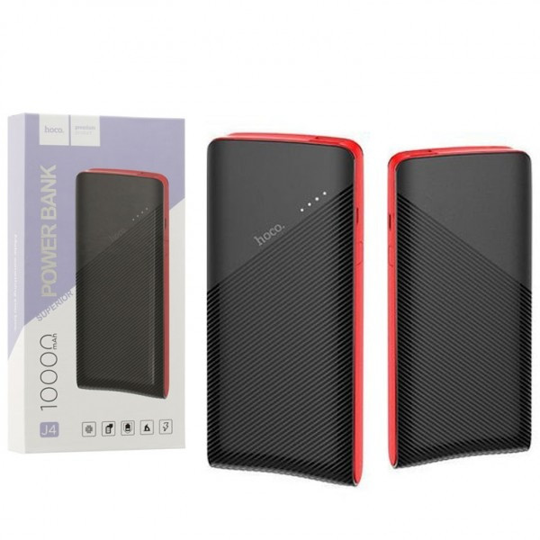 

Power Bank Hoco J4 Superior Power 10000 mAh Original Black, Черный