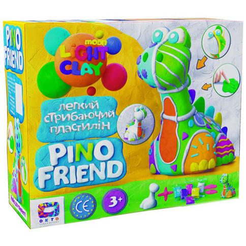 

Набор легкого прыгающего пластилина ТМ Moon Light Clay Pino Friend Барди (9) 70036