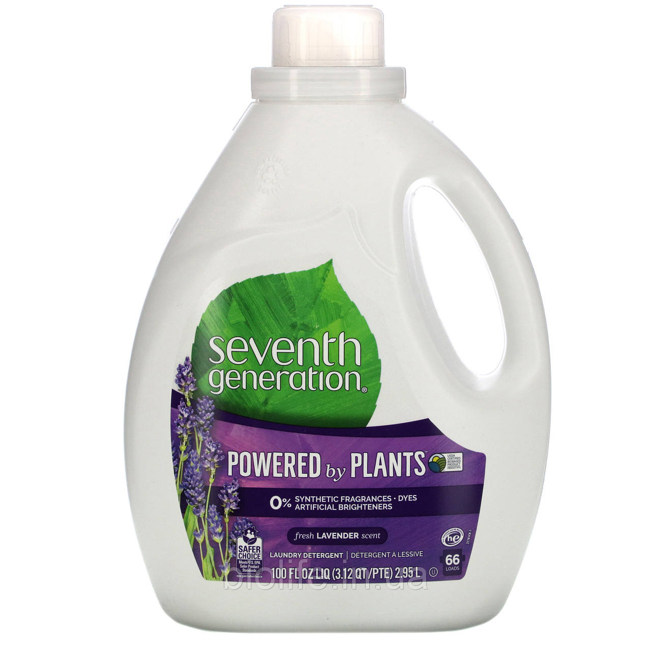 

Seventh Generation, Laundry Detergent, Fresh Lavender, 100 fl oz (2.95 L)