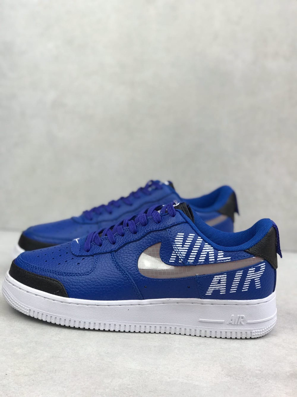 

Кроссовки мужские Nk AIR Force 1 max gross синие 42, Синий