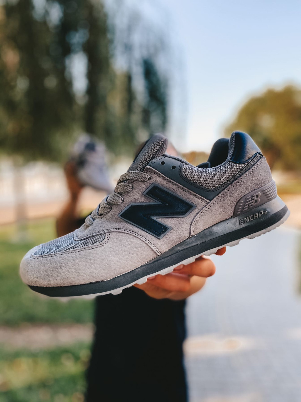 

Мужские кроссовки New Balance 574 Grey cерые, Серый