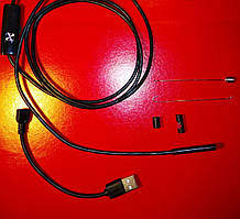 Камера спостереження USB ендоскоп для смартфона жорстка з кабелем 2 м
