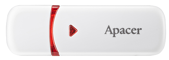 

Flash Drive Apacer AH333 64GB AP64GAH333W-1 White 6315961, КОД: 1859294