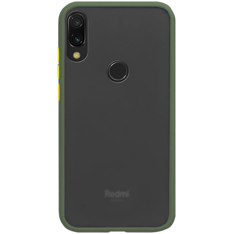 

TPU+PC чехол Color Buttons для Xiaomi Redmi 7 Зеленый