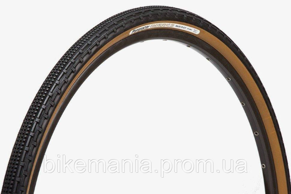 

Покришка гревел б/к Panaracer GravelKing SK 700x38C, склад., чорн./чорн.