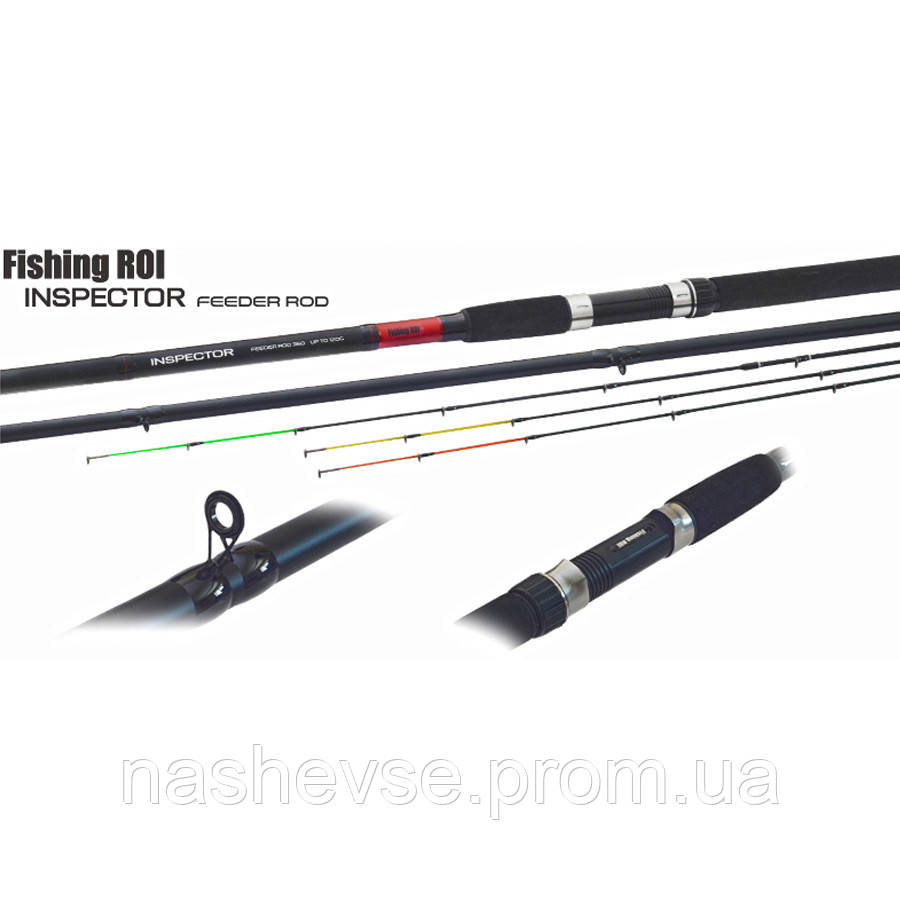 

Фидер Fishing Roi Inspector Feeder 3.60м до150гр 3+3