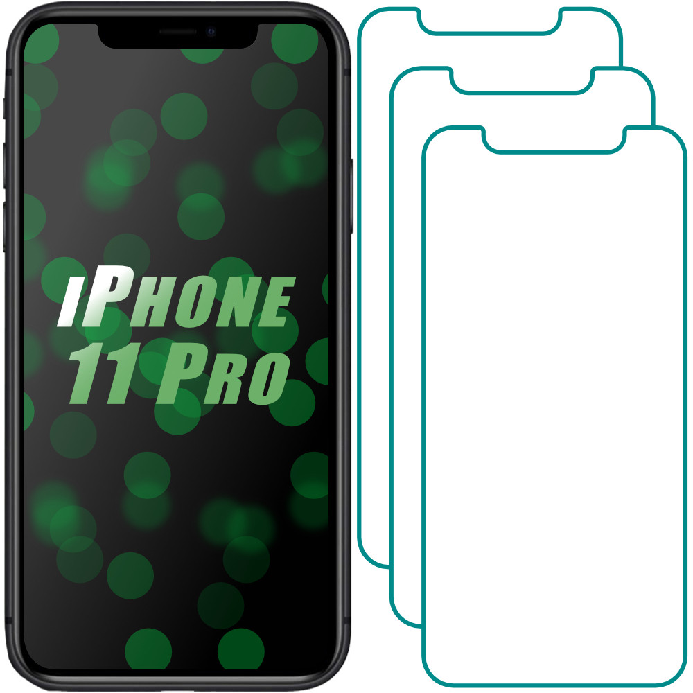 

Комплект iPhone 11 Pro Защитные Стекла (3 шт.) (Айфон 11 Про)