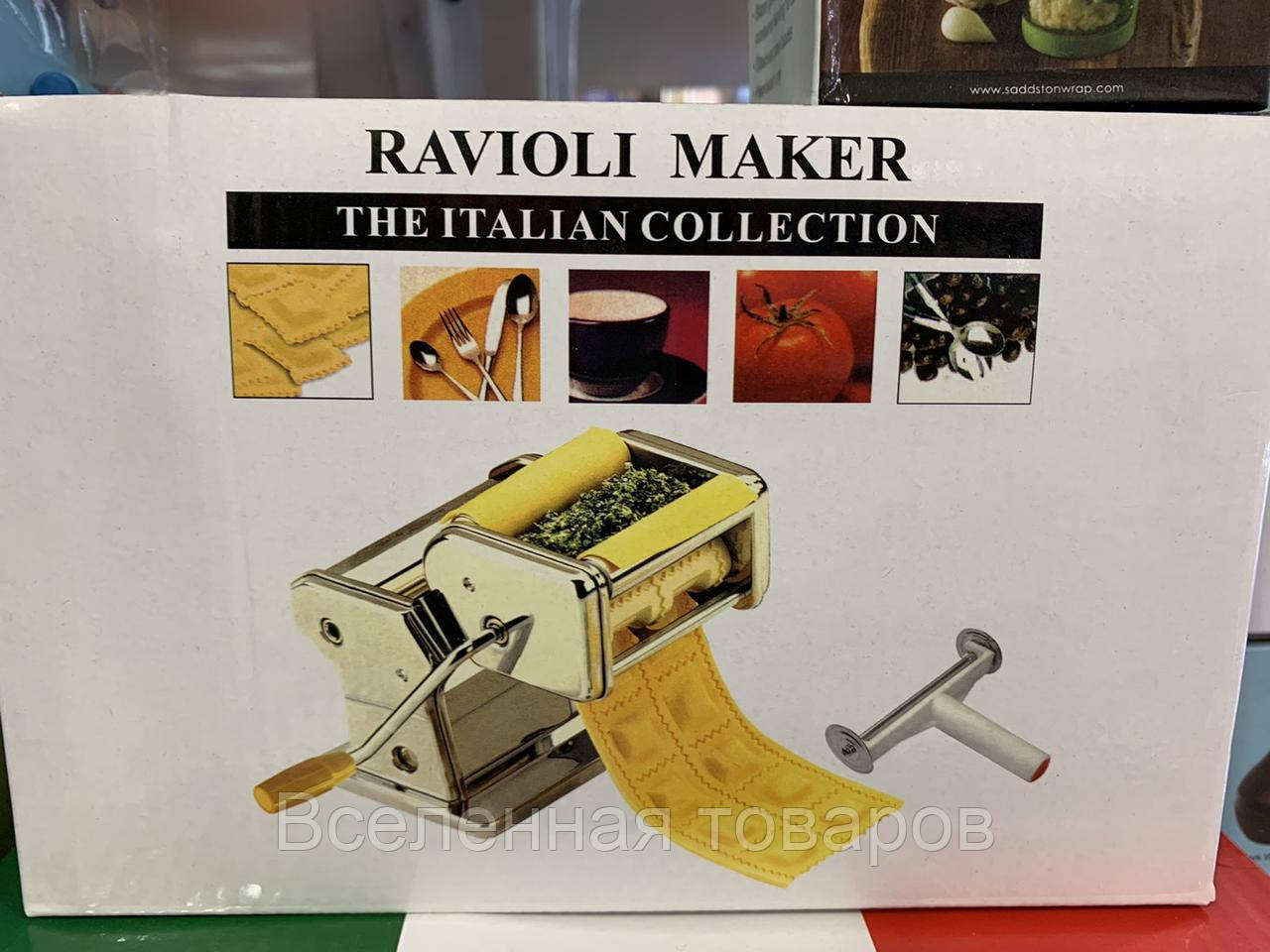 

Тестораскаточная машинка для равиоли, пельменей и пасты Ravioli Maker Deluxe