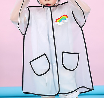 

Детский многоразовый плащ-дождевик I LOVE RAIN с капюшоном для мальчика Размер M Черный (SUN7941)