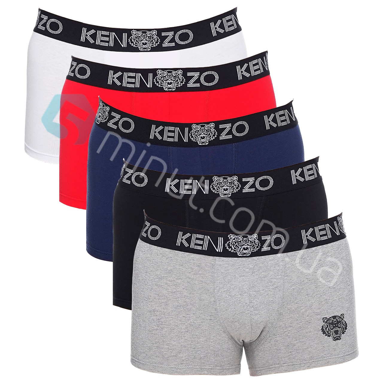 

Мужские трусы Kenzo 5 штук набор хлопок