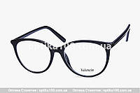 Круглые чёрные МАТОВЫЕ очки для зрения. Корейские линзы с антибликом, фото 1