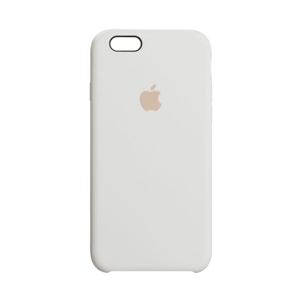 

Чехол для Apple iPhone 6 6s Silicone Case силиконовый с бархатом микрофиброй чохол на айфон 6 6с молочный 10, Белый