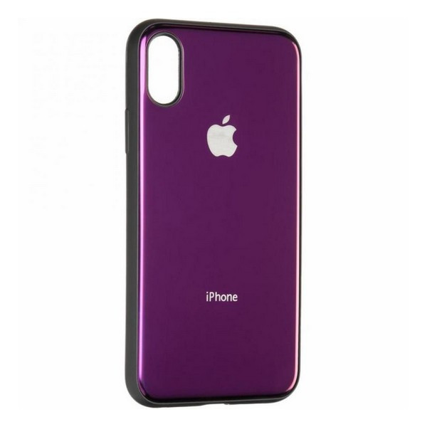 

Накладка для iPhone X/iPhone XS Gelius Metal Glass Case Violet