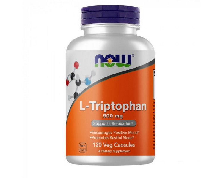 

L-триптофан NOW L-Tryptophan 500 mg 120 капс