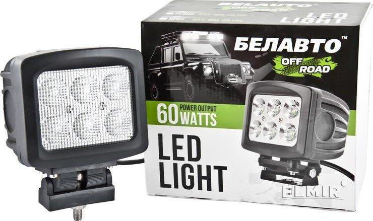 

Фара-LED Квадрат 60W (10W*6) 10-30V 155*125*88mm Ближний/Flood "BELAUTO" (BOL0610 Flood) (1шт)