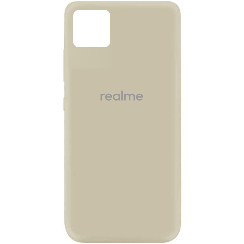 

Чехол Silicone Cover My Color Full Protective (A) для Realme C11, Бежевый / antigue white