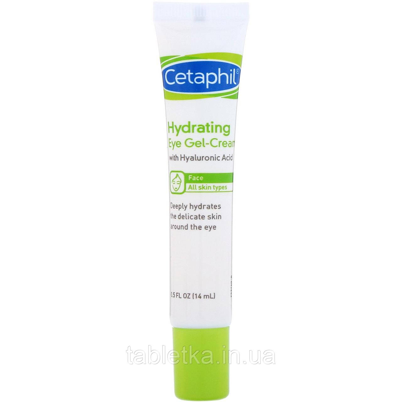 

Cetaphil, Hydrating Eye Gel-Cream with Hyaluronic Acid, 0.5 fl oz (14 ml)