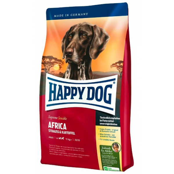 

Гипоаллергенный корм для собак Happy Dog Supreme Sensible Africa 4 кг