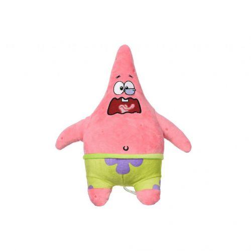 

Мягкая игрушка SpongeBob Exsqueeze Me Plush Patrick Burp со звуком (EU690903), Розовый