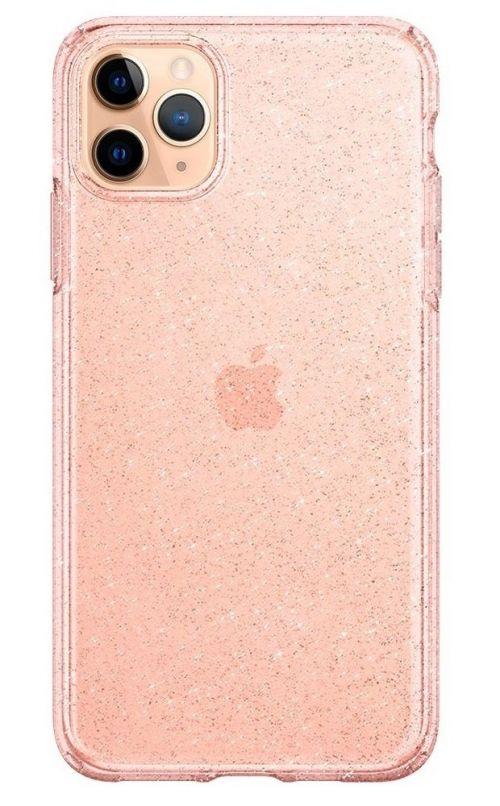 

Чехол Spigen для iPhone 11 Pro Max Liquid Crystal Glitter Rose Quartz (075CS27132), Розовый