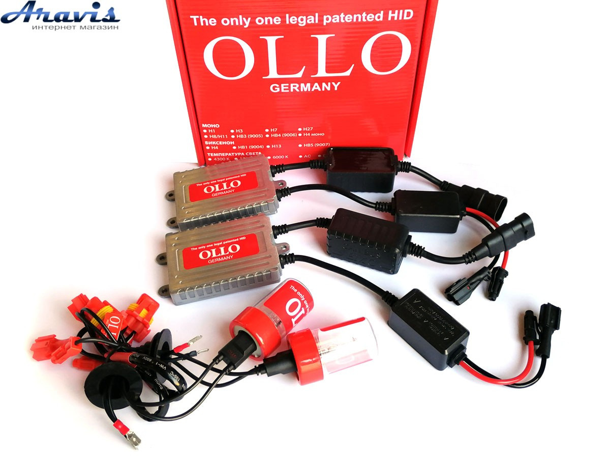 

Комплект ксенона Ollo H1 5000K Germany 12V CAN с обманкой