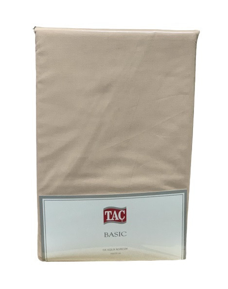 

Пододеяльник tac ранфорс basic 160*220 см бежевый #S/H