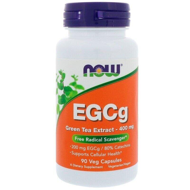 

Зеленый чай, EGCg, Green Tea, экстракт, Now Foods, 400 мг, 90 капсул