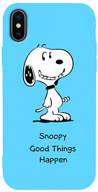 

Чехол-накладка TOTO Matt TPU 2mm Print Case Apple iPhone X/XS #64 Snoopy Sky Blue, Рисунок