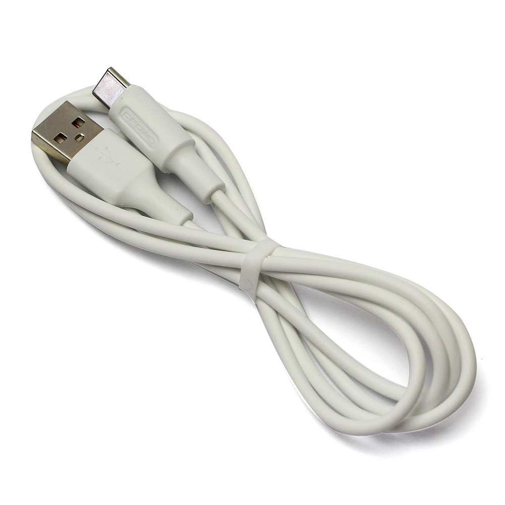 

Кабель Crown СMCU-001C, Type C - USB 2.0, 5В/2A, Белый