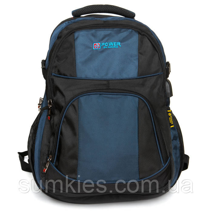 

PODIUM Рюкзак Городской нейлон Power In Eavas 8511 black-blue