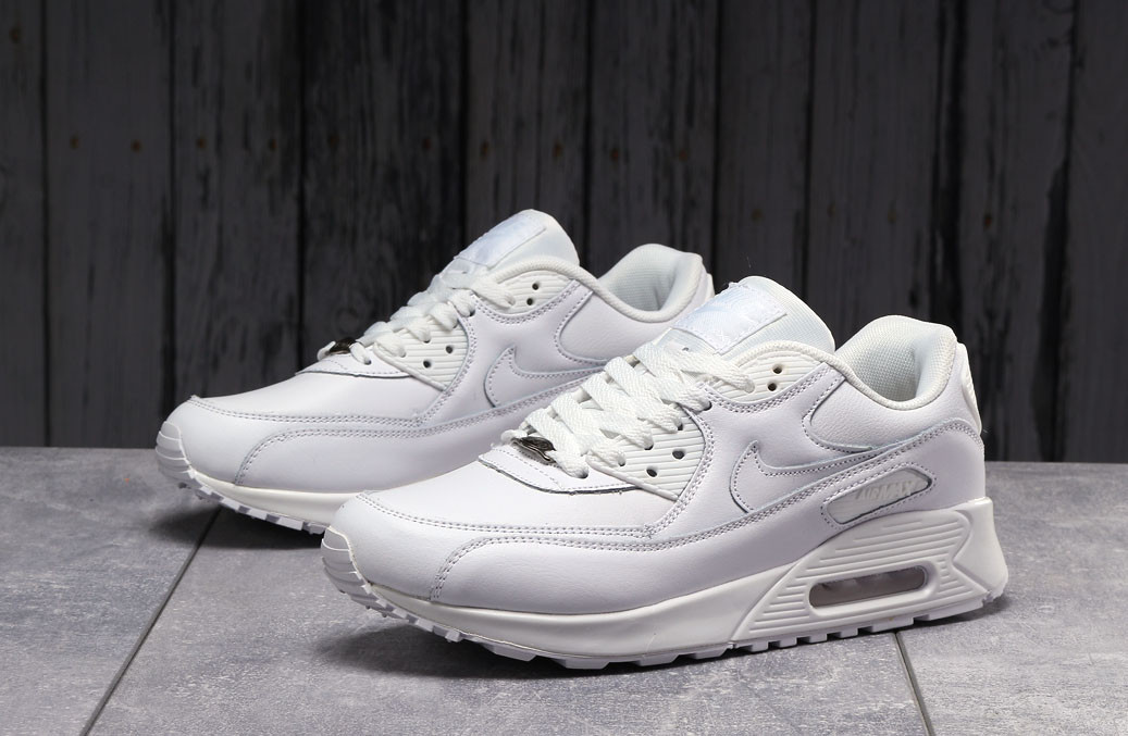 

Мужские кроссовки Nike Air Max M-90, кожа, белые 44 (28,4 см), размеры:41,43,44,45,46