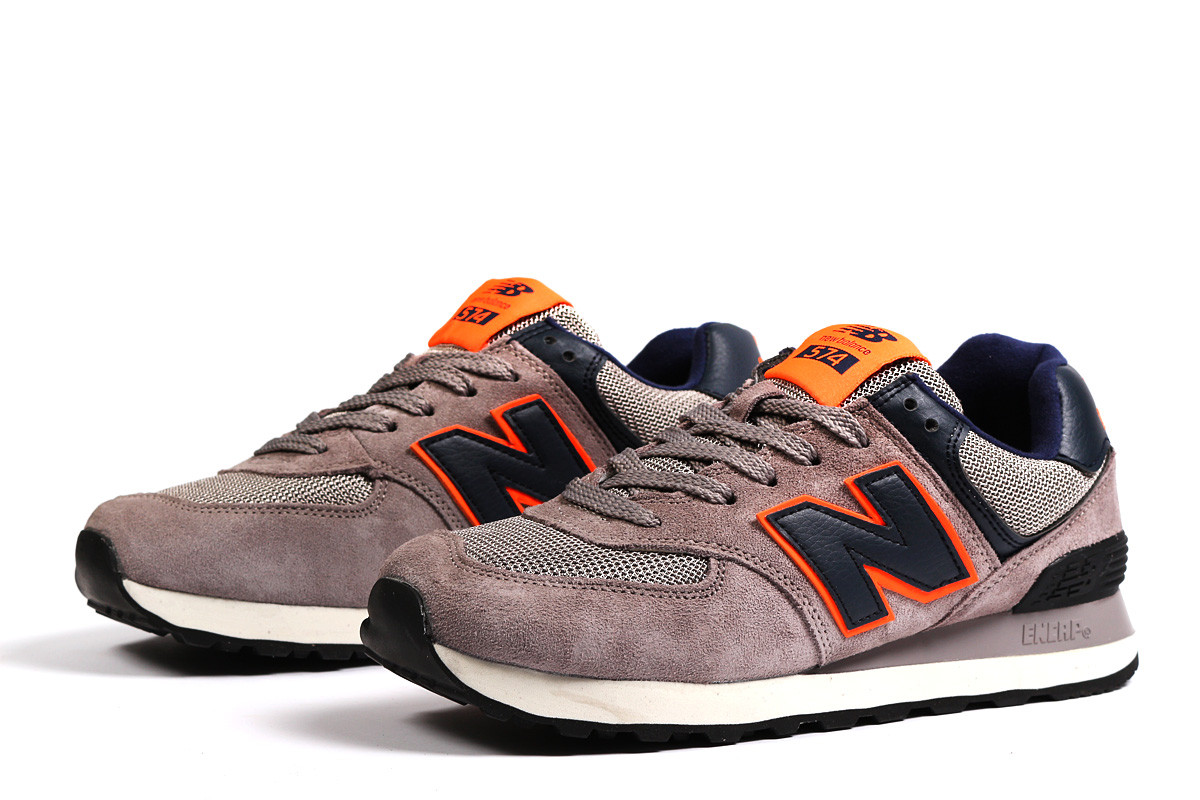 

Мужские кроссовки New Balance 574, замша, сетка, серые 44 (28 см), размеры:41,44,46