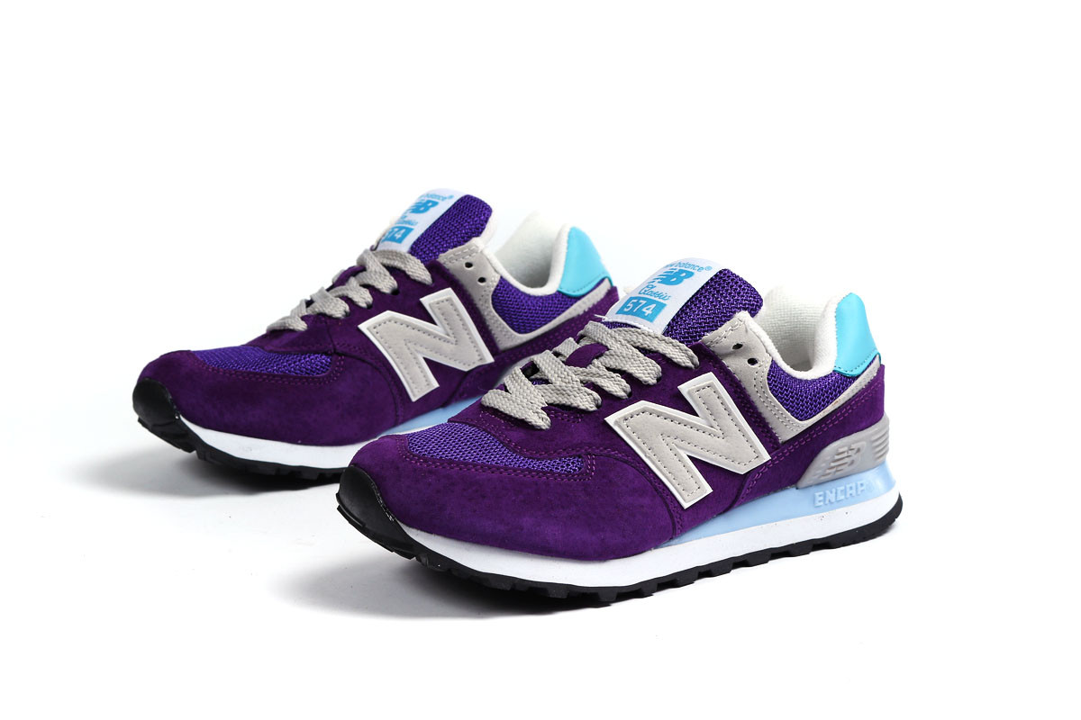 

Женские кроссовки New Balance 574, замша, сетка, фиолетовые 36 (22,5 см), размеры:36,38,39,41