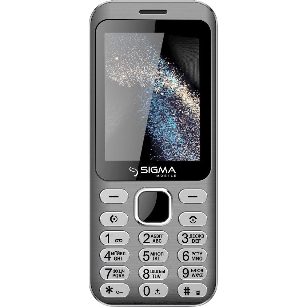 

Мобильный телефон Sigma mobile X-style 33 Steel DS Grey, Серый