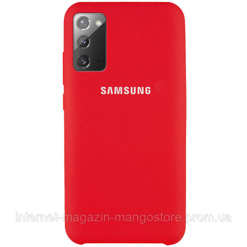 

Чехол Silicone Cover (AAA) для Samsung Galaxy Note 20, Красный / red