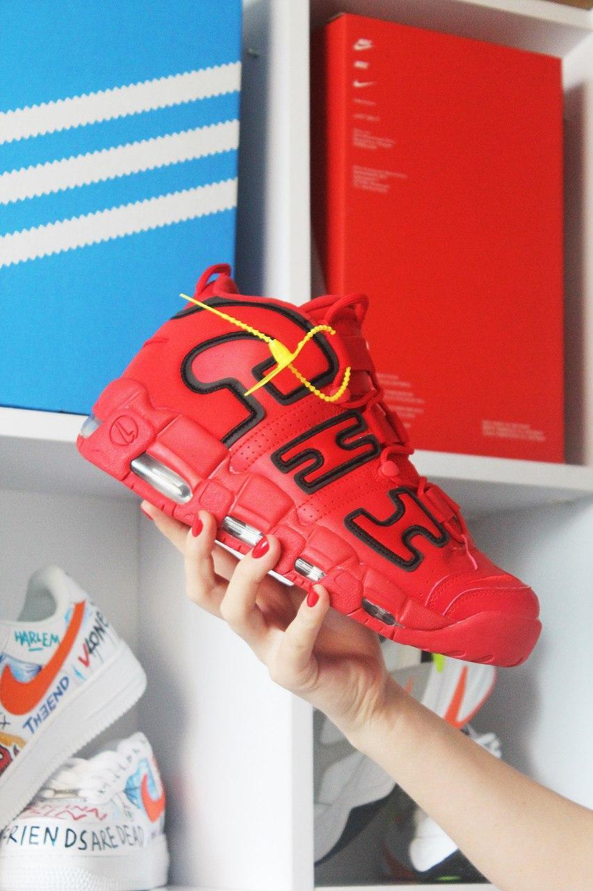 

Мужские Кроссовки Nike Air More Uptempo Red Chicago Bulls 44