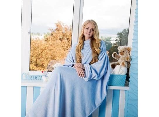 

Плед с рукавами Homely LUXURY с 2 карманами для гаджетов и поясом