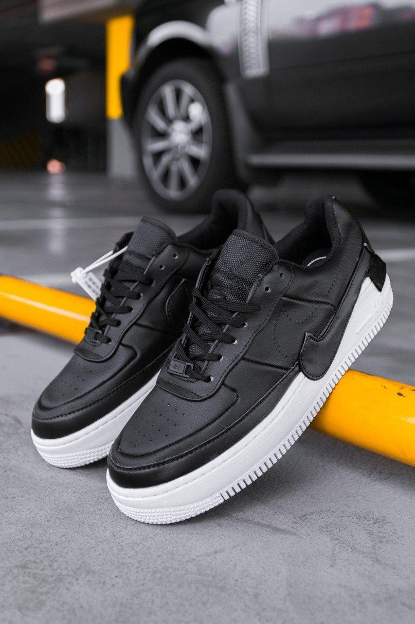 

Мужские кроссовки Nike Air Force 1 Jester Black White / Найк Аир Форсе 1 Джестер Черные Белые 44, Черный